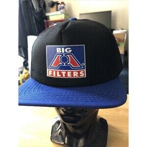 Vintage Big A Filters Hat Trucker Cap Snapback Adjustable USA New Stylemaster